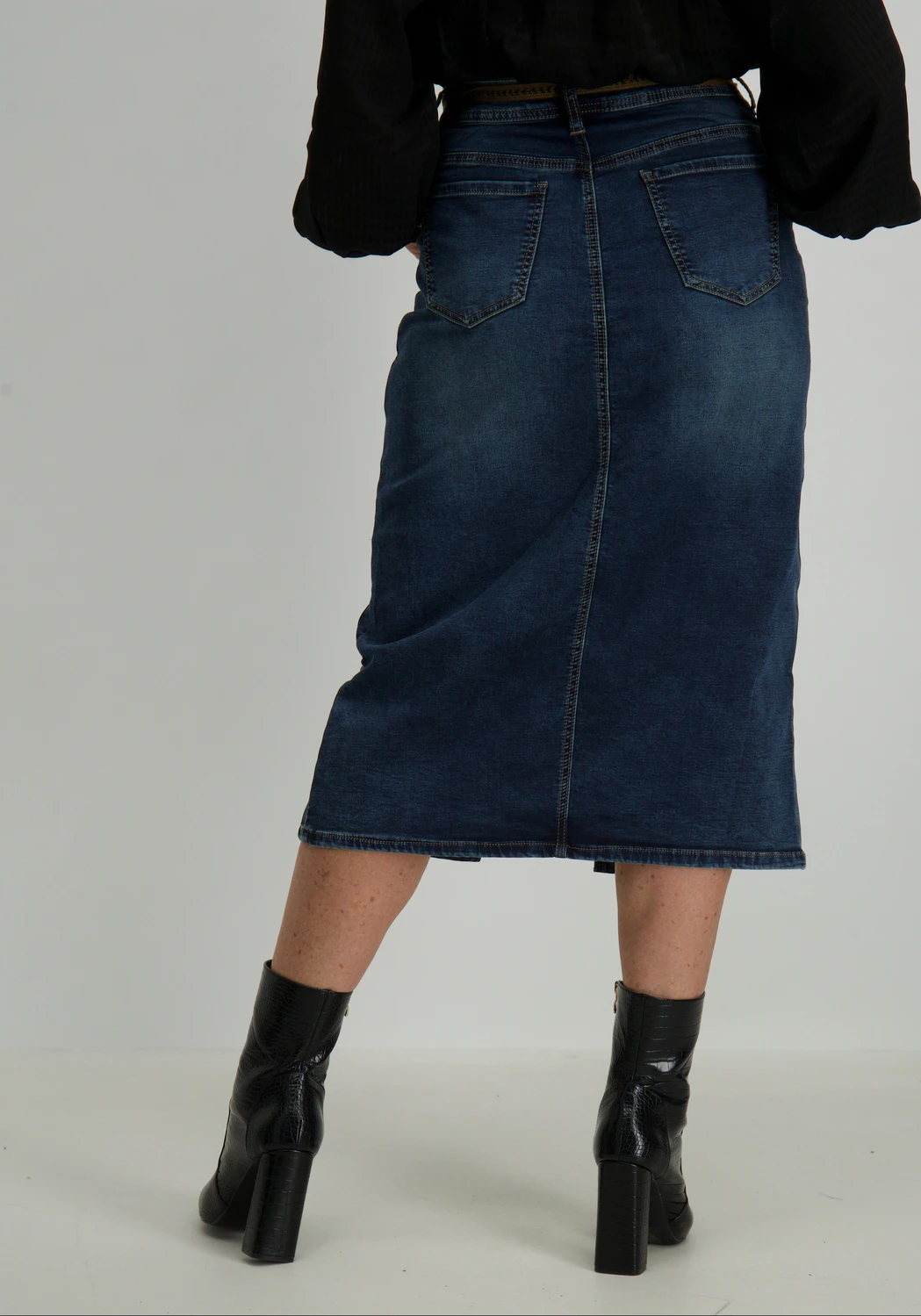 Geisha skirt blue denim best sale