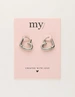 My Jewellery Earring heart hoops MJ10395